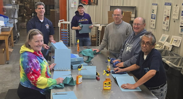 Knights helping at Mission Outreach